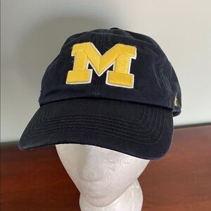 Michigan Wolverines Navy and Yellow Cap / Hat / Baseball , size M